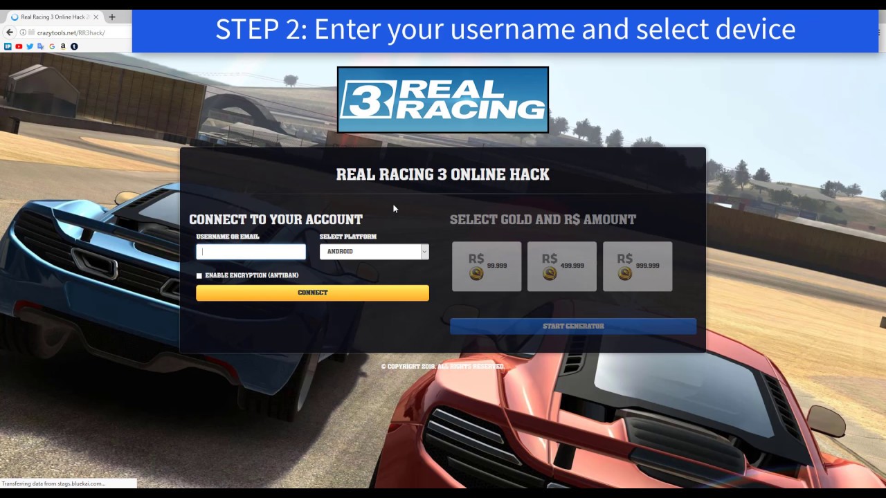 Real working hack for real racing 3 android phones